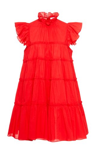 Rhode + Tiffany Babydoll Cotton Mini Dress