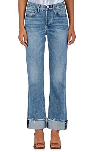 Barneys New York XO 3X1 + W4 Shelter Flare Crop Jeans
