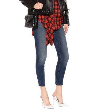 Mother + Looker Ankle Fray Jeans