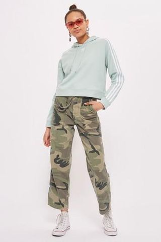 Topshop + Camouflage Utility Pants