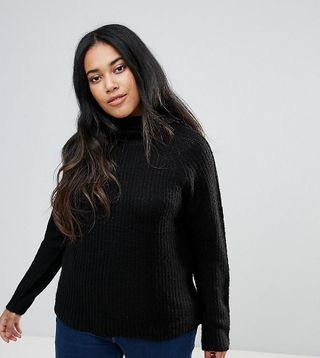 Brave Soul Plus + Central Roll Neck Sweater