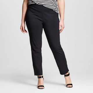 Who What Wear + Plus Size Skinny Crop Pants