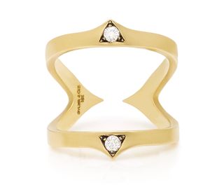 Sylva & Cie + 18K Gold Diamond Ring