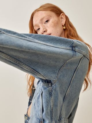 The Reformation + Madison Relaxed Jean Jacket