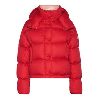 Moncler + Paeonia Quilted Cotton-Canvas Down Coat