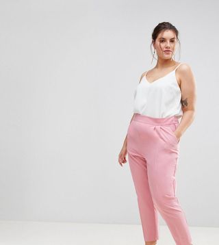ASOS Curve + High Waist Tapered Pants