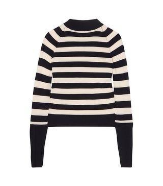 Khaite + Ursula Striped Stretch-Merino Wool Sweater