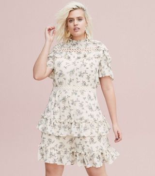 Glamorous + Print Ruffle Dress