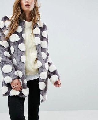 Unreal Fur + Bubbles Coat