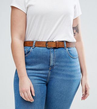 ASOS Curve + Vintage Tan Jeans Belt