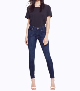 Mother + High Waisted Looker Jeans in Clean Sweep