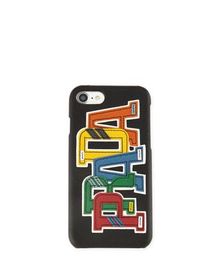 Prada + Saffiano Logo Patch iPhone 7 Case