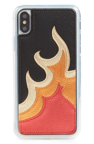 Zero Gravity + Burn iPhone X Case in Red