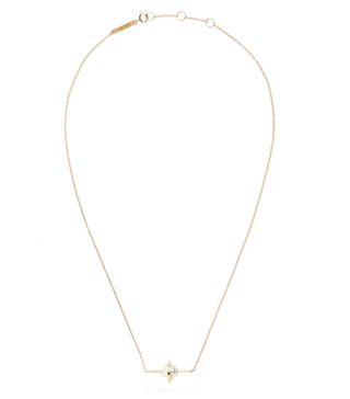 Delfine Delettrez + Pearl 
Yellow-Gold Necklace