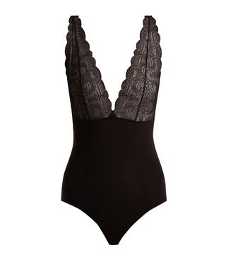 Skin + Wren Lace-Panel Bodysuit