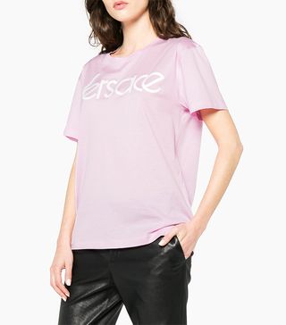 Versace + Pink Vintage Logo T-Shirt