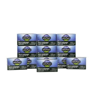 Wild Planet + Wild Sardines in Extra Virgin Olive Oil (Pack of 12)