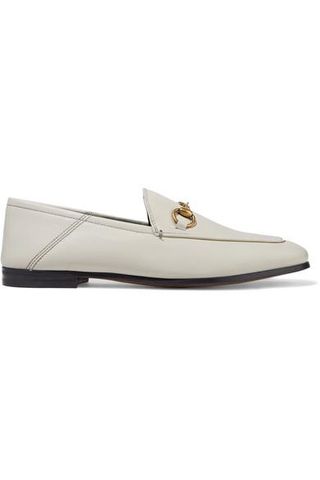 Gucci + Brixton Horsebit-Detailed Leather Collapsible-Heel Loafers