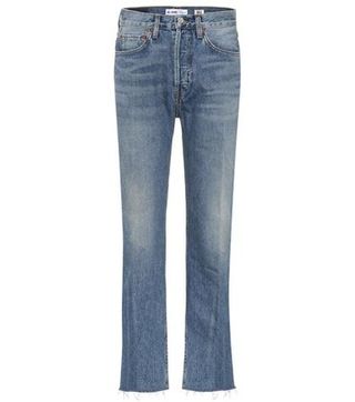 Re/Done + Stovepipe 27 High-Waisted Jeans
