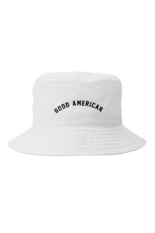 Good American + Goodies Bucket Hat | White001