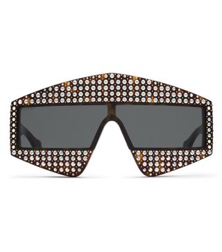 Gucci + Rectangular-Frame Acetate Sunglasses