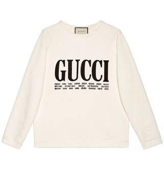 Gucci + Cities Print Sweatshirt