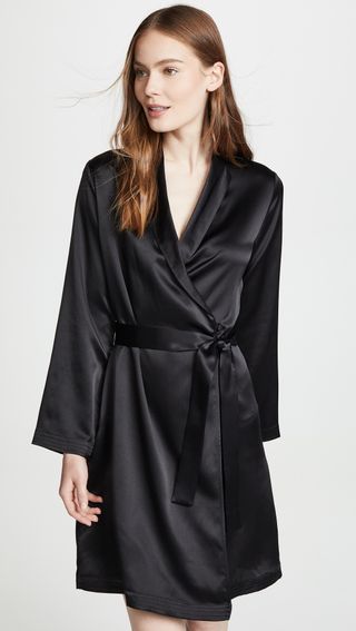 La Perla + Silk Short Robe