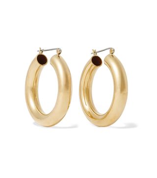 Laura Lombardi + Gold-Tone Hoop Earrings