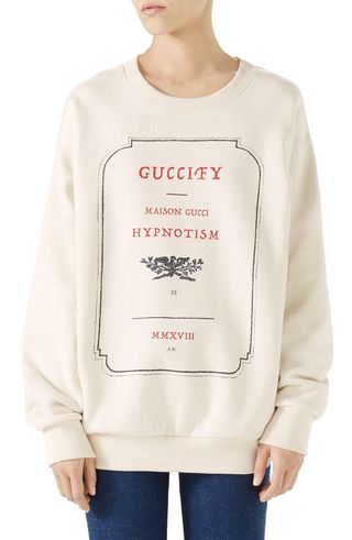 Gucci + Hypnotism Graphic Sweatshirt
