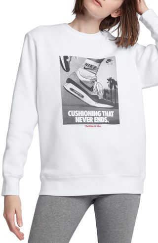 Nike + Sportswear Air Max 1 Graphic Crewneck Sweatshirt