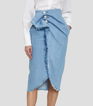 Kimhekim + Distressed Jean Venus Skirt