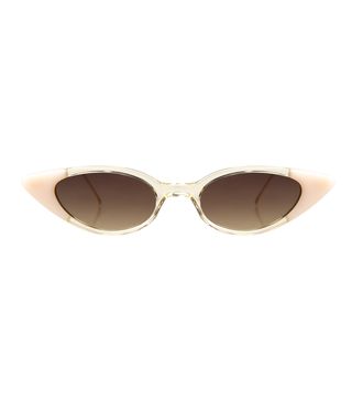 Illesteva + Marianne Sunglasses in Champagne Cotton Candy