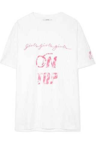 Ganni + International Women's Day Printed Cotton-jersey T-shirt