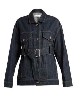 Golden Goose Deluxe Brand + Viola Waist-Belt Denim Jacket