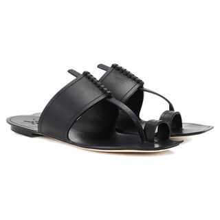 Saint Laurent + Saba Leather Sandals