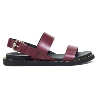 & Other Stories + Diagonal Strap Leather Sandals