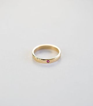 Octavia Elizabeth + Single Etoile Ruby Ring