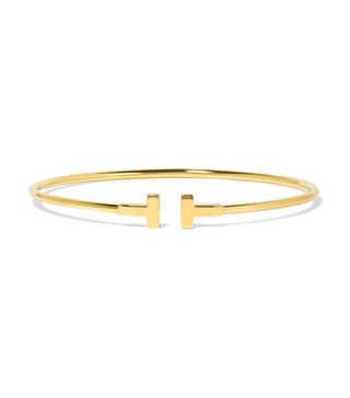 Tiffany & Co. + T Wire Narrow 18-Karat Gold Bracelet