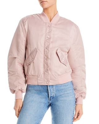 BLANKNYC + Snap Front Bomber Jacket