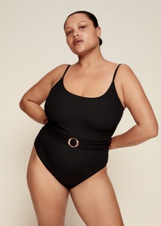 Mango + Swimsuit With Hoop Detail
