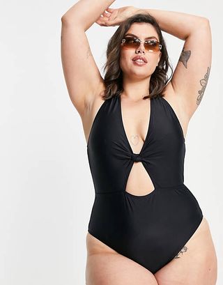 South Beach + Cut Out Swimsuit