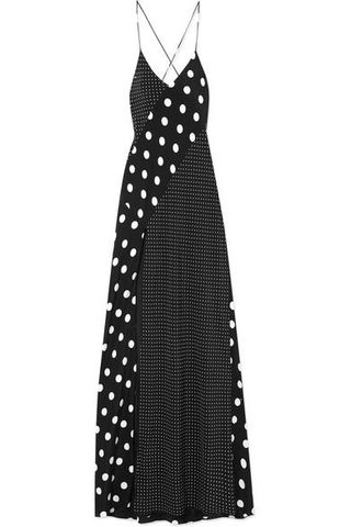 Michelle Mason + Polka-Dot Silk Gown