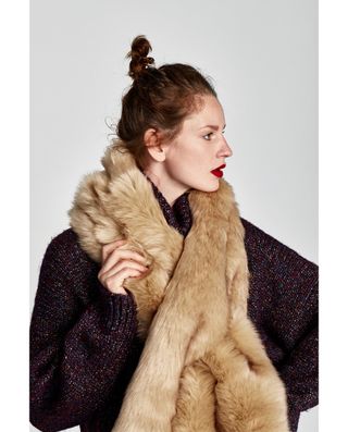 Zara + Faux Fur Stole