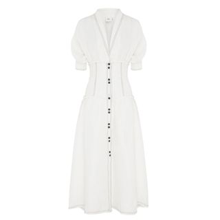 Aje + Isotoma White Dress
