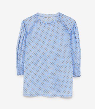 Zara + Polka Dot T-Shirt
