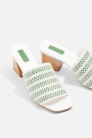 Topshop + Nadia Woven Mules