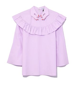 Vivetta + Tione Shirt in Lilac Pink