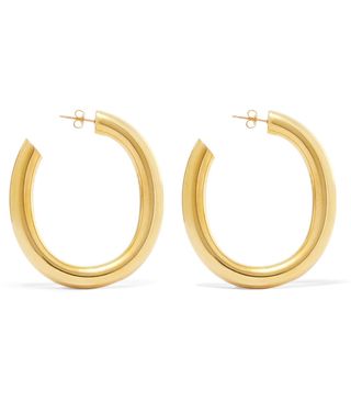 Laura Lombardi + Curve Gold-Tone Hoop Earrings