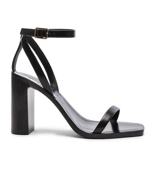Saint Laurent + Leather Loulou Ankle Strap Sandals