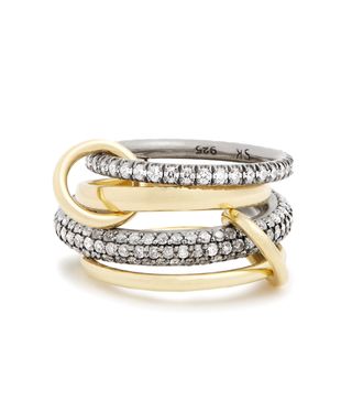 Spinelli Kilcollin + Vega Diamond, Silver 
Yellow-Gold Ring